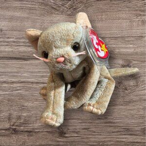 Ty Beanie Baby - SCAT the Cat (5.5 Inch) MWMTs Stuffed Animal Plush Toy